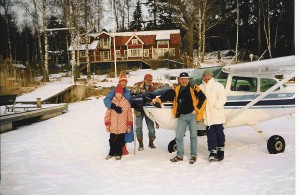 Besöker brorsan på Värmdö 2003