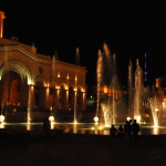 Musik och vattenkonsert I Jerevan